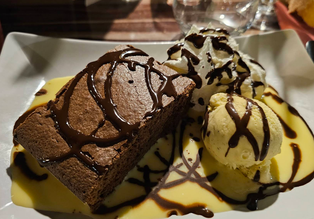 Brownie tiède